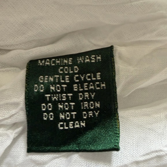 Lauren Ralph Lauren Tiered Cotton Maxi Skirt 10 White Boho Cottagecore Romantic - Picture 13 of 14